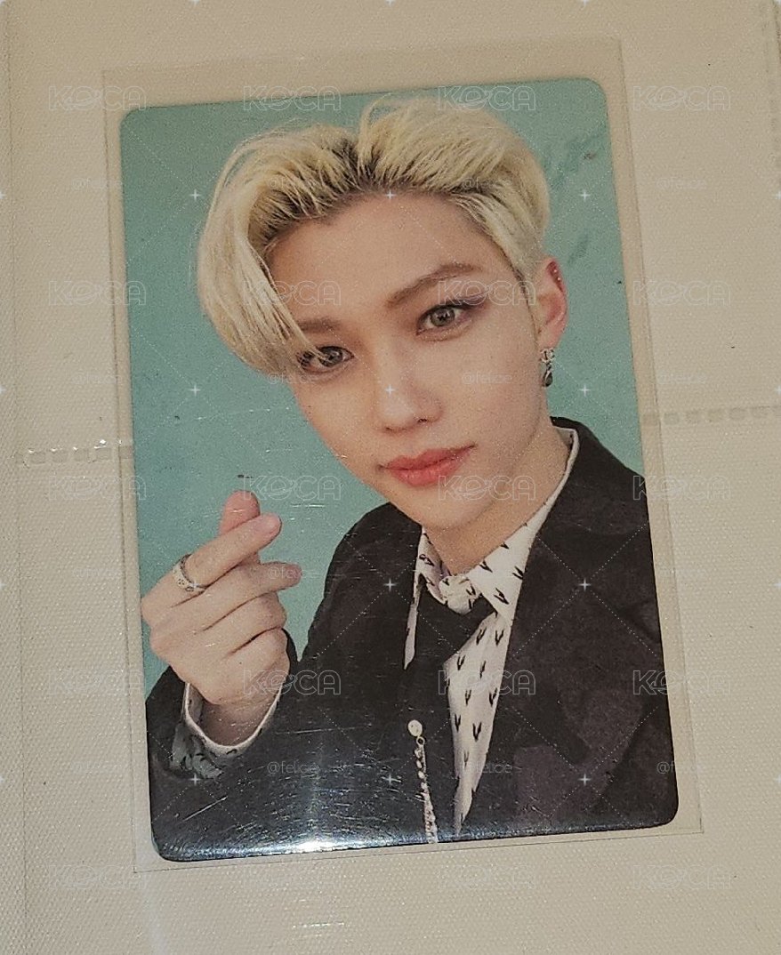STRAYKIDS SKZ FELIX 李龍馥 ODDINARY YZY 1.0 一直娛 特典 中文卡背 小卡