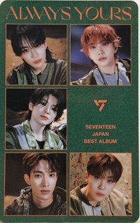 ALWAYS YOURS D ver. 專輯卡 主唱隊