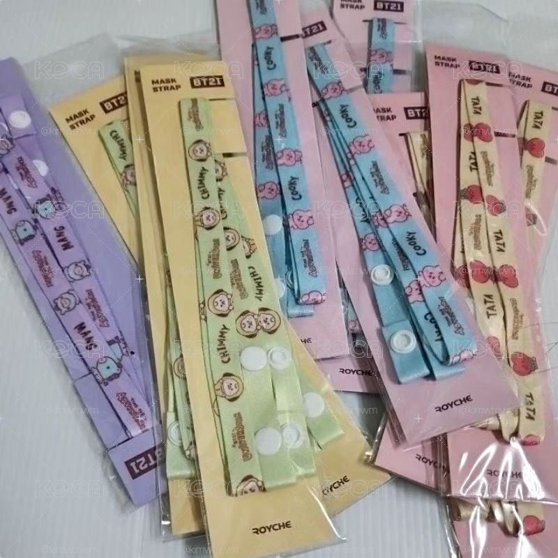 BT21 雖然是口罩繩但是要掛什麼都可以