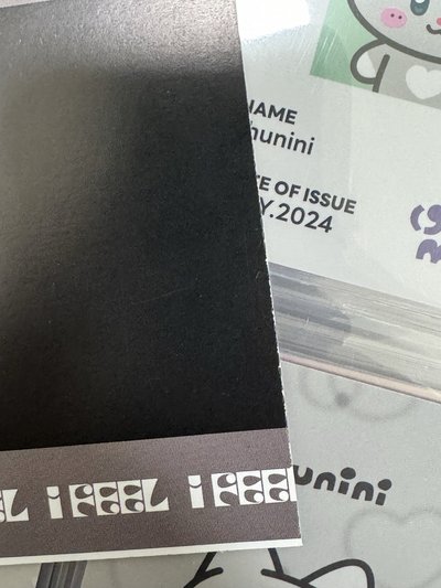 i-dle 麵 專卡拍立得