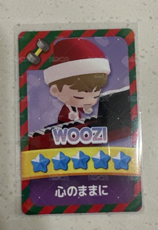 Puzzle SVT遊戲卡 勳 聖誕勳 Woozi