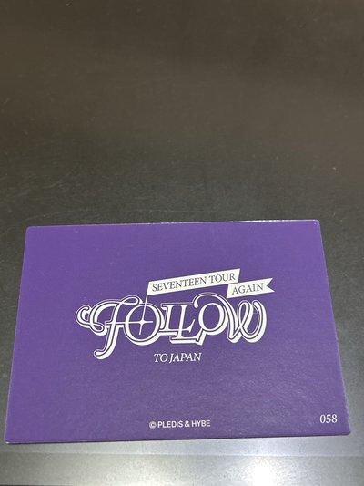 圓佑 FOLLOW AGAIN 隨機卡 