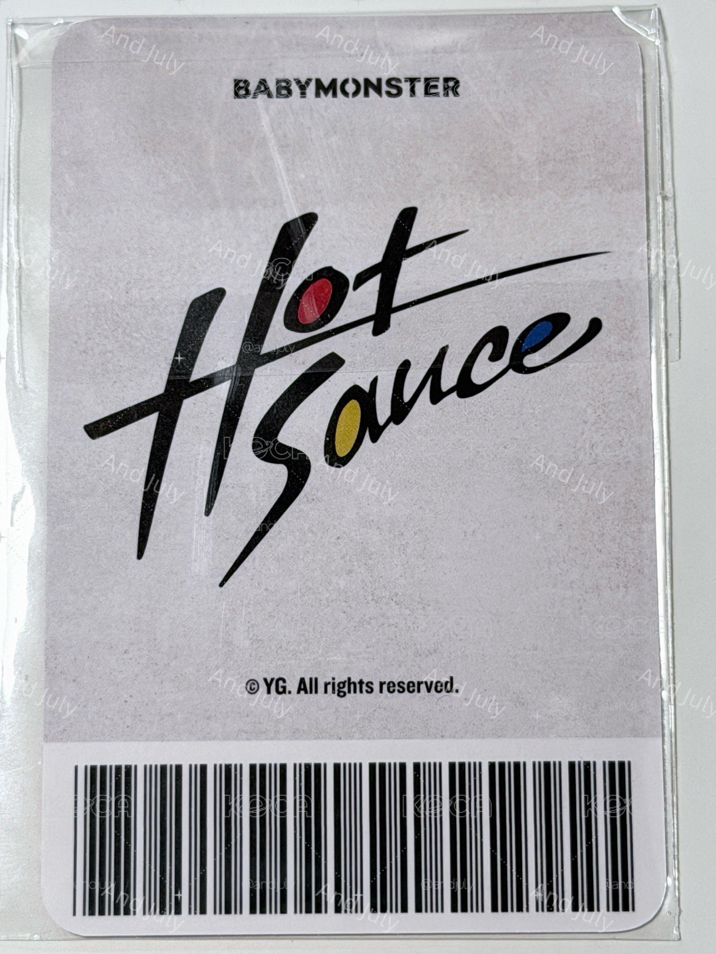 BABYMONSTER HOT SAUCE MD滿額