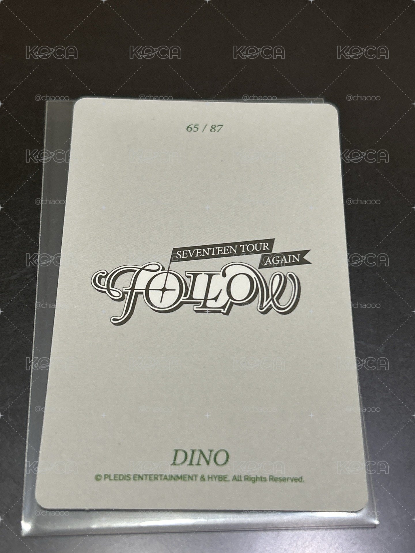 Dino FOLLOW AGAIN 隨機卡 
