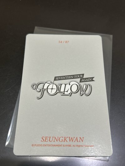 勝寛 FOLLOW AGAIN 隨機卡 