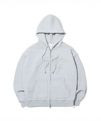 1993STUDIO 冬季 刺繡 外套 灰色