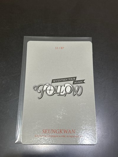 勝寛 FOLLOW AGAIN 隨機卡 