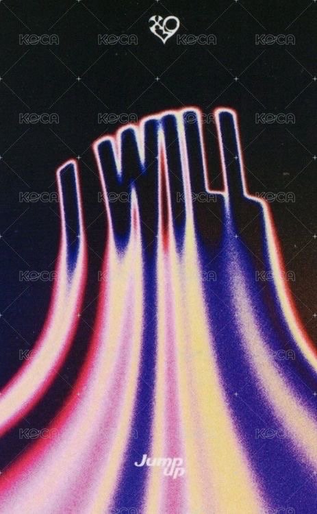 I WILL  ju 特典卡  背面