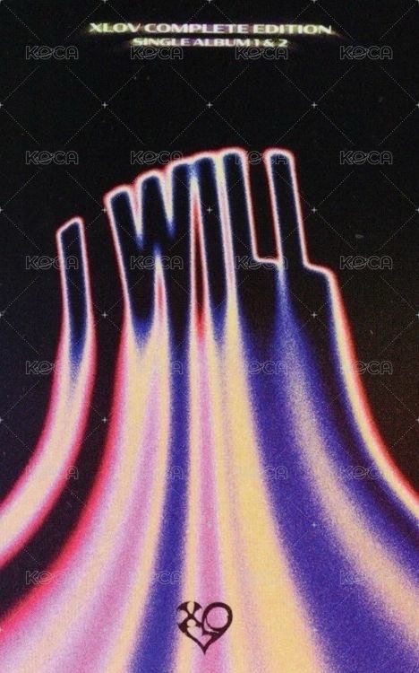 I WILL  k4 特典卡  背面