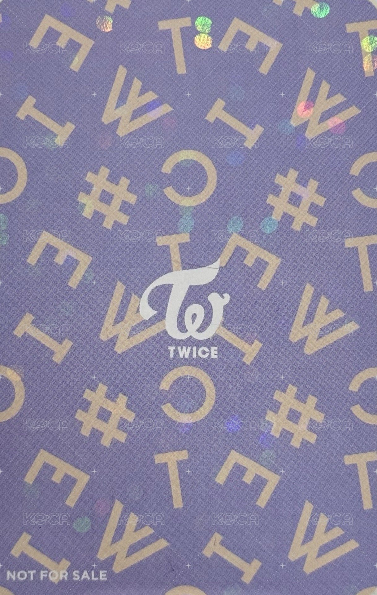 #TWICE2 專輯卡 團卡 背面