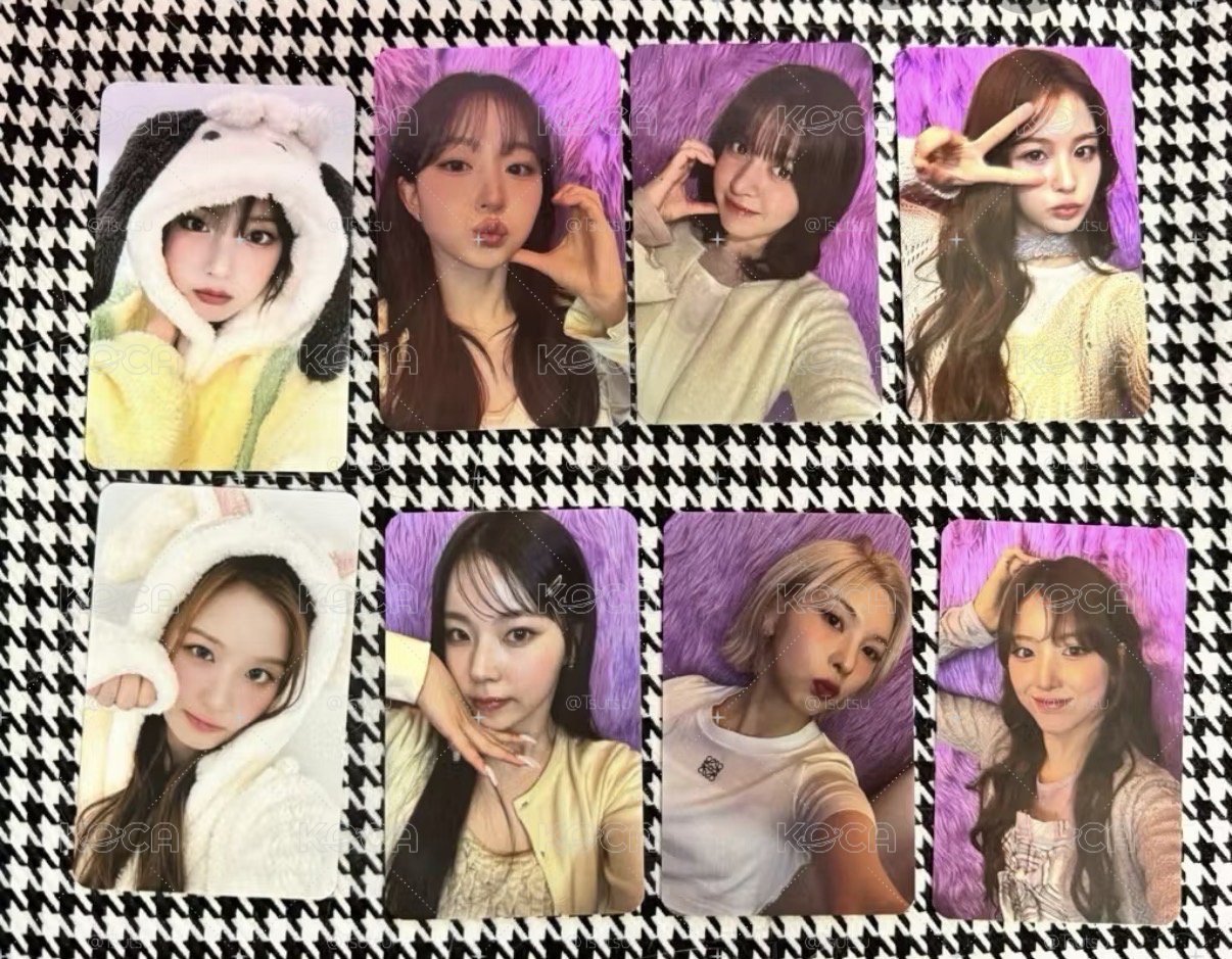 【現貨】（整圖出）nmixx 演唱會 動物睡衣 jiwoo 薛侖 小卡 特典卡 ms 睡衣 台北演唱會 林口