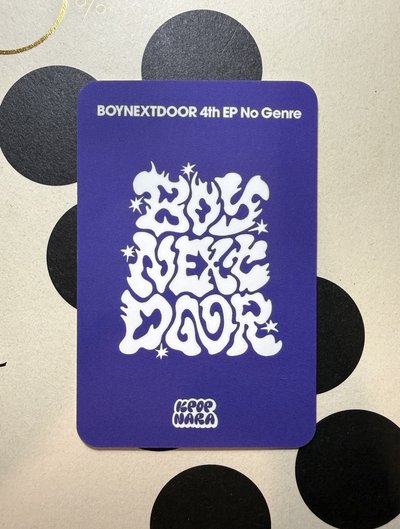 ✴️ No Genre Kpop Nara 芝加哥線下 簽售卡 明宰鉉