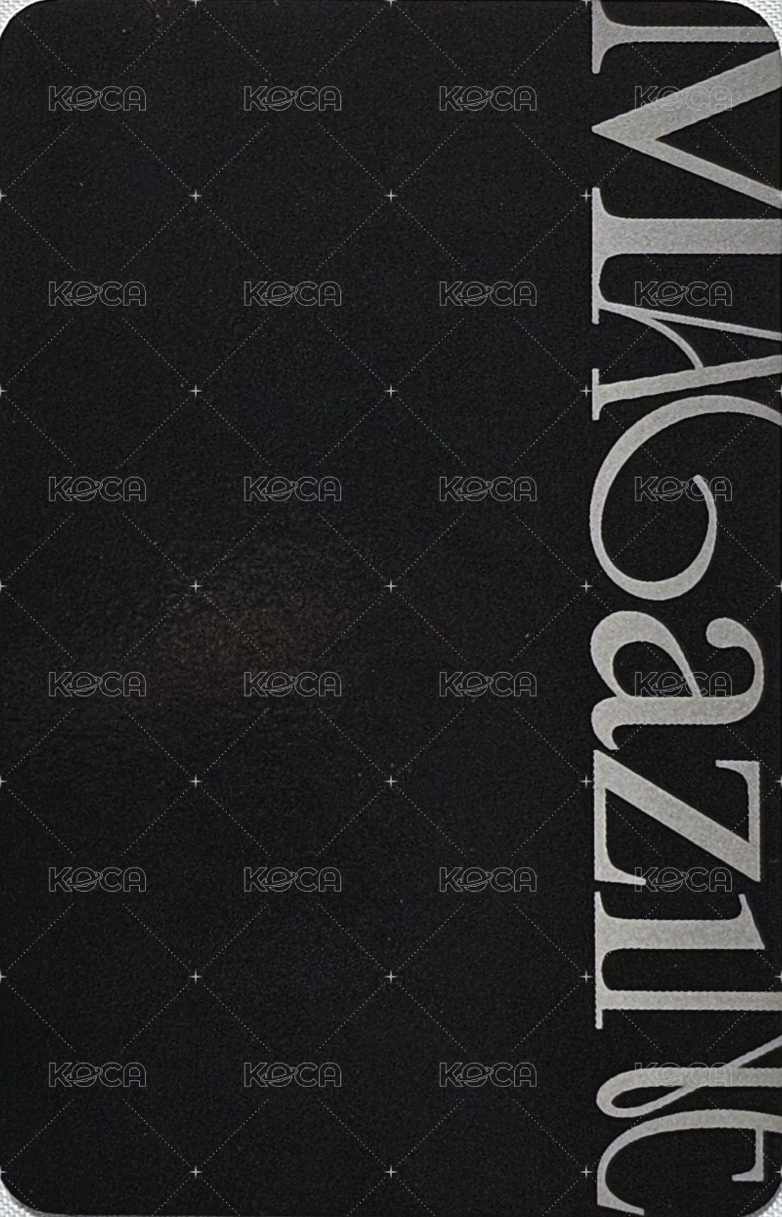 花生寫真 周邊卡 壓克力吊飾卡 背面