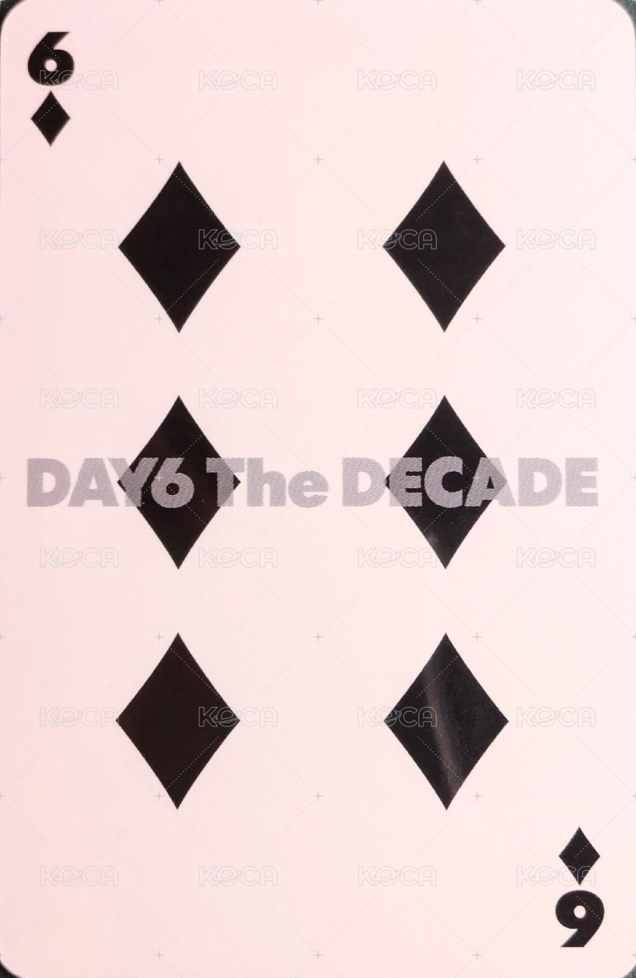 正四 City Days ver. 專輯卡  背面