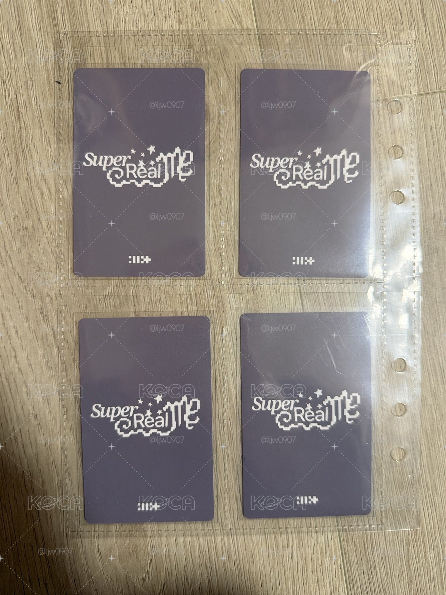 SUPER REAL ME 專輯卡 電子專固配