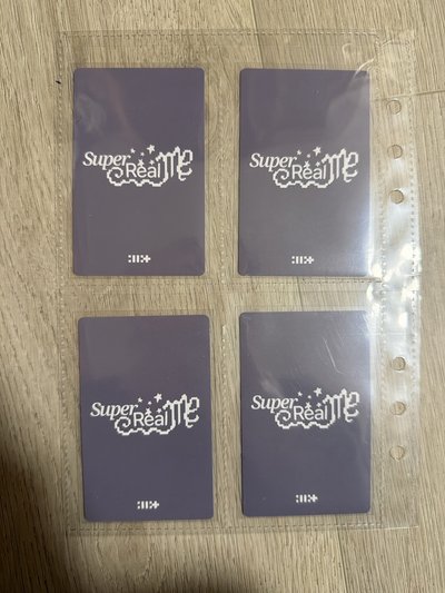 SUPER REAL ME 專輯卡 電子專固配