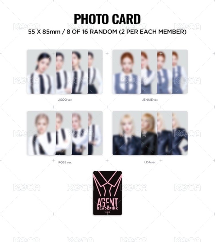 PHOTOCARD COLLECTION AGENT BLACKPINK