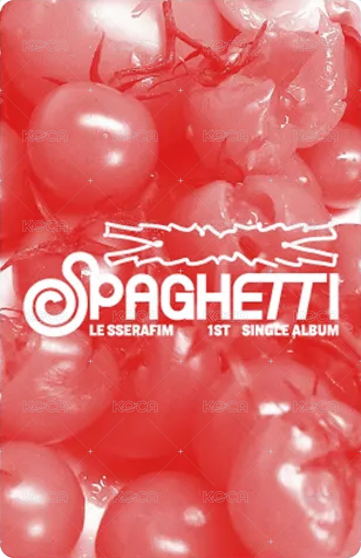 SPAGHETTI   黑膠 特典卡 UO限定 背面