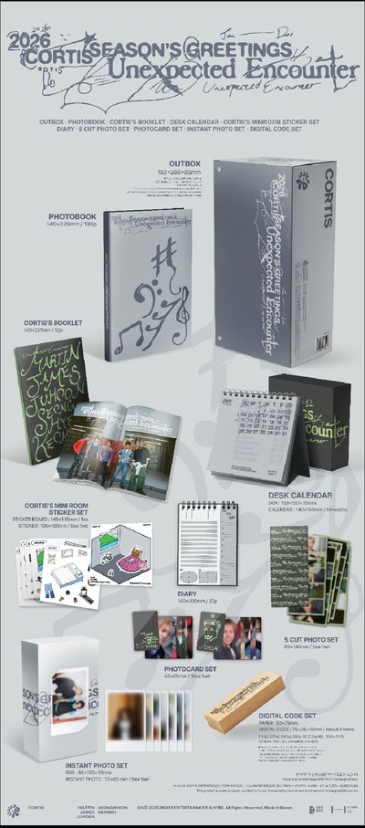 現貨CORTIS 全新未拆年曆（無特典）
