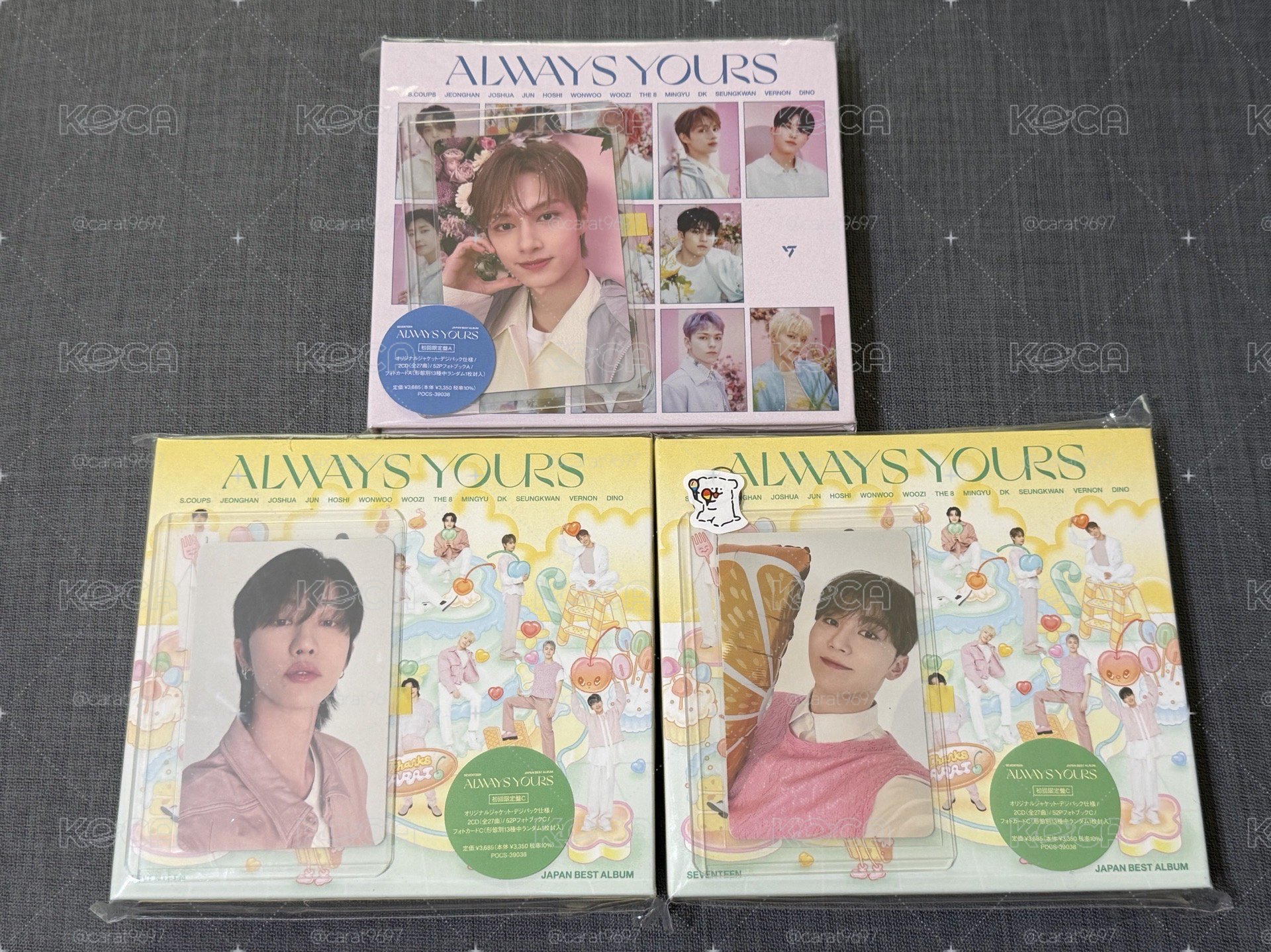 Seventeen Always yours-A盤俊/C盤八/C盤寛🩷