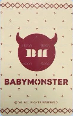 WE GO UP yg線下 新年 幸運卡 D ver. 背面