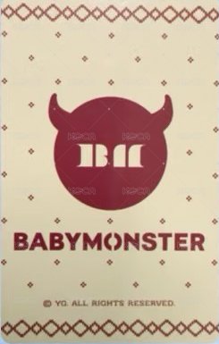 WE GO UP yg線下 新年 幸運卡 D ver. 背面