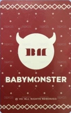 WE GO UP yg線下 新年C ver. 幸運卡  背面