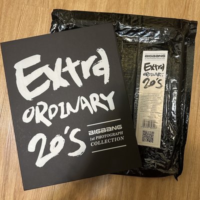 已絕版BIGBANG👑 豪華全紀錄寫真書Extraordinary 20's韓國進口版