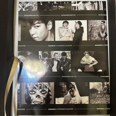 已絕版BIGBANG👑 豪華全紀錄寫真書Extraordinary 20's韓國進口版