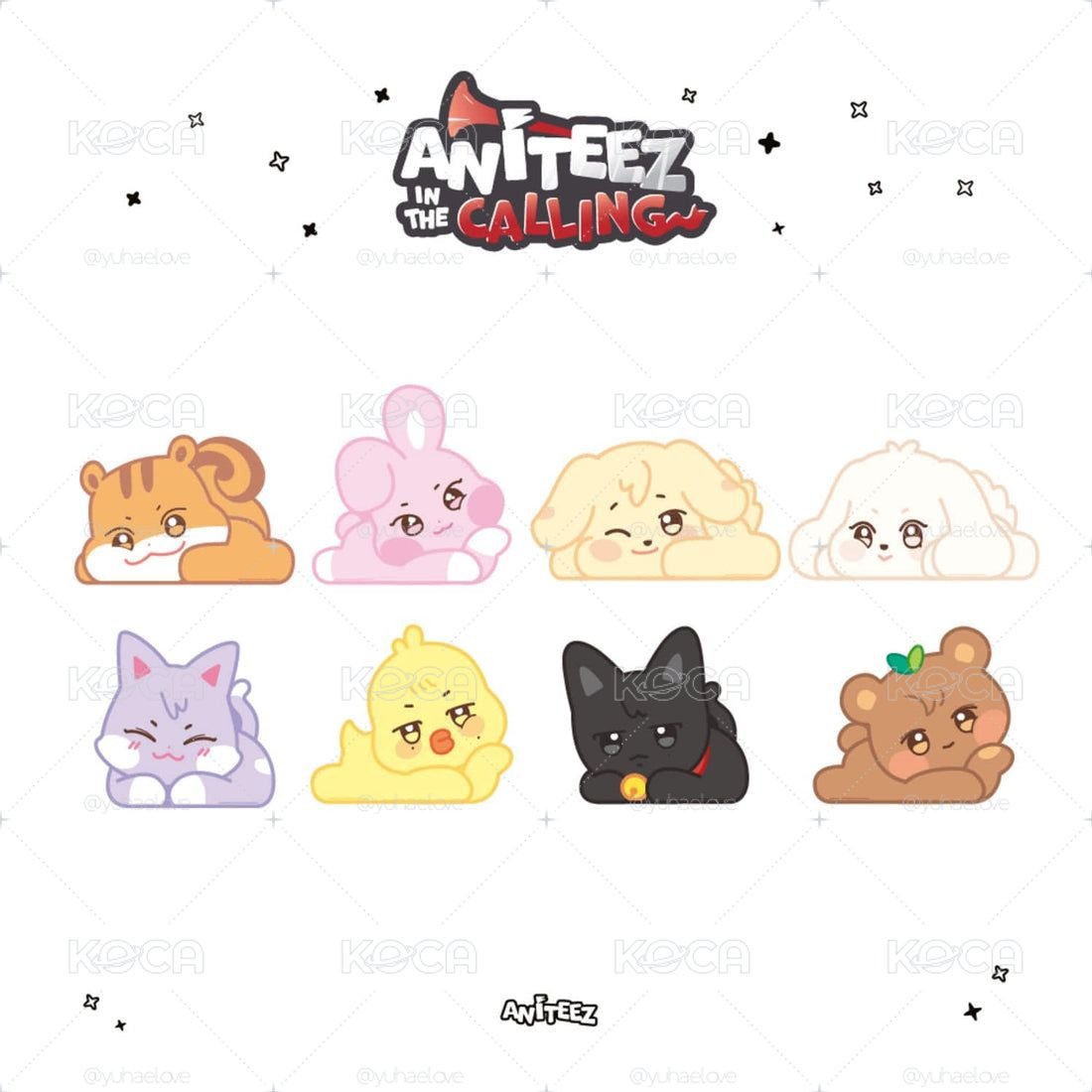 ANITEEZ IN THE CALLING MOUSE PAD 滑鼠墊 全新未拆 現貨