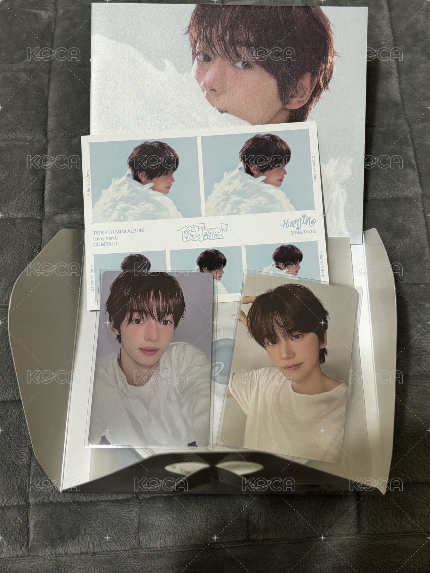 申惟+韓振小卡+韓振明信片、韓振單封