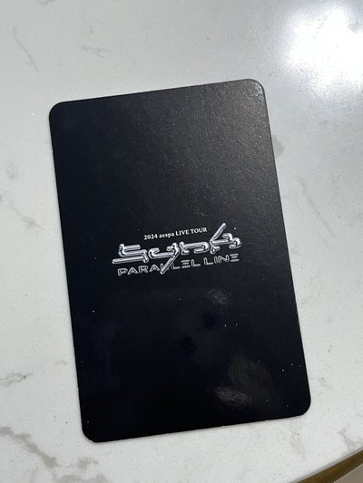 二巡 首爾場Day2 vip 入場卡芭蕾冬