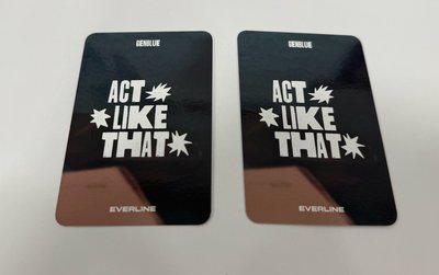 ACT LIKE THAT el 2.0 線上 簽售卡 熊耳 ver.