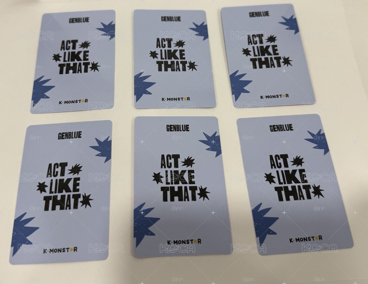 ACT LIKE THAT km 2.0 線下 簽售卡 心茗 ver.