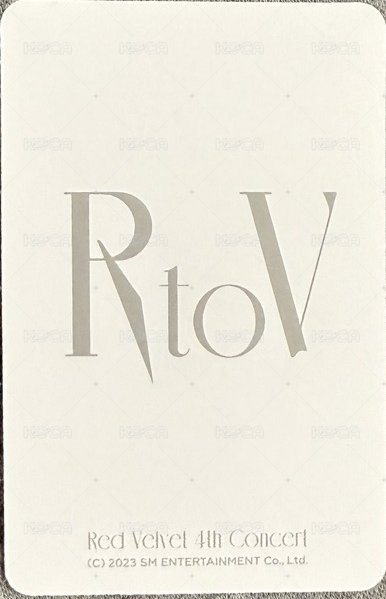 R to V sm 周邊卡 包包卡 背面