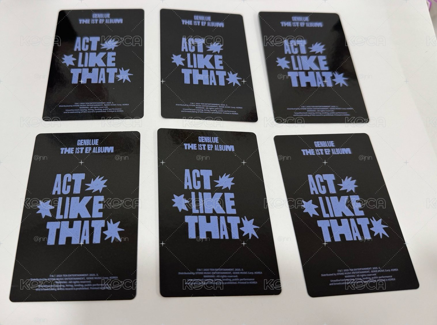 ACT LIKE THAT 專輯卡 PB  ver.