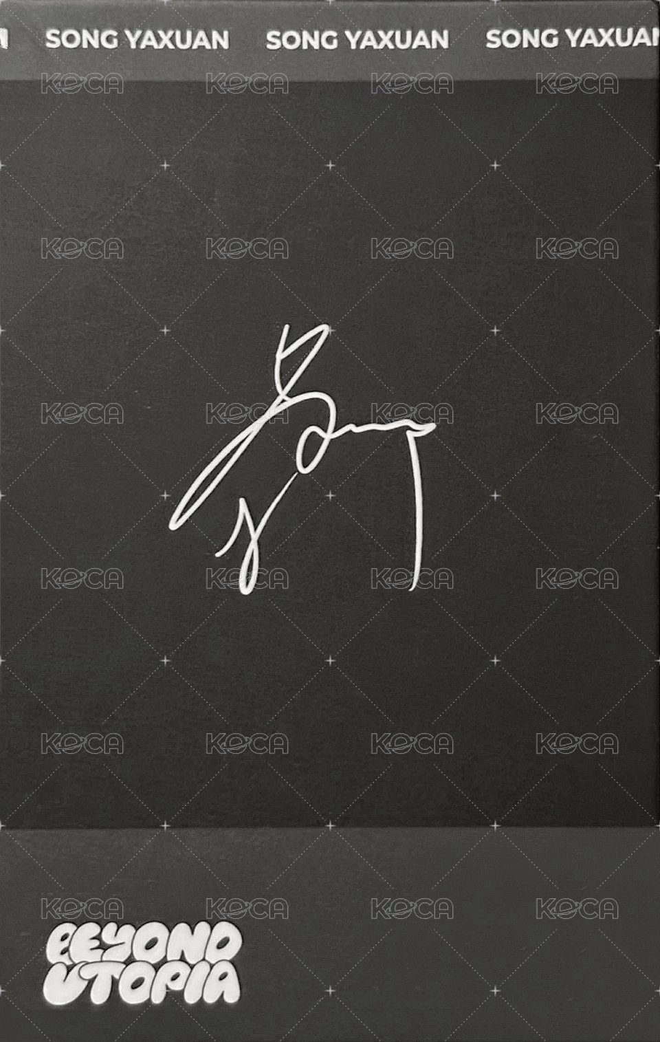 四週年 隨機卡 3演唱會拍立得 背面