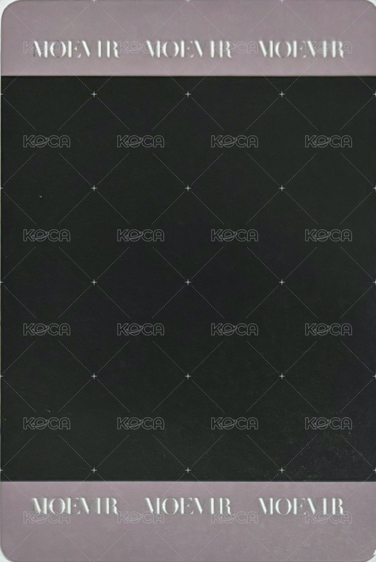 昕葳 A版 雜誌卡 印簽拍立得 背面