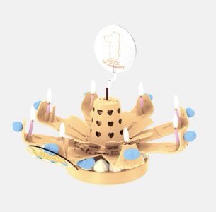 1週年蛋糕蠟燭（無小卡）