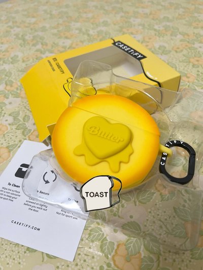 BTS x Casetify butter造型airpods保護殼