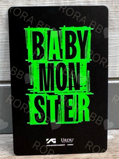 🩵BABYMONSTER AHYEON 香港快閃711滿額幸運卡 