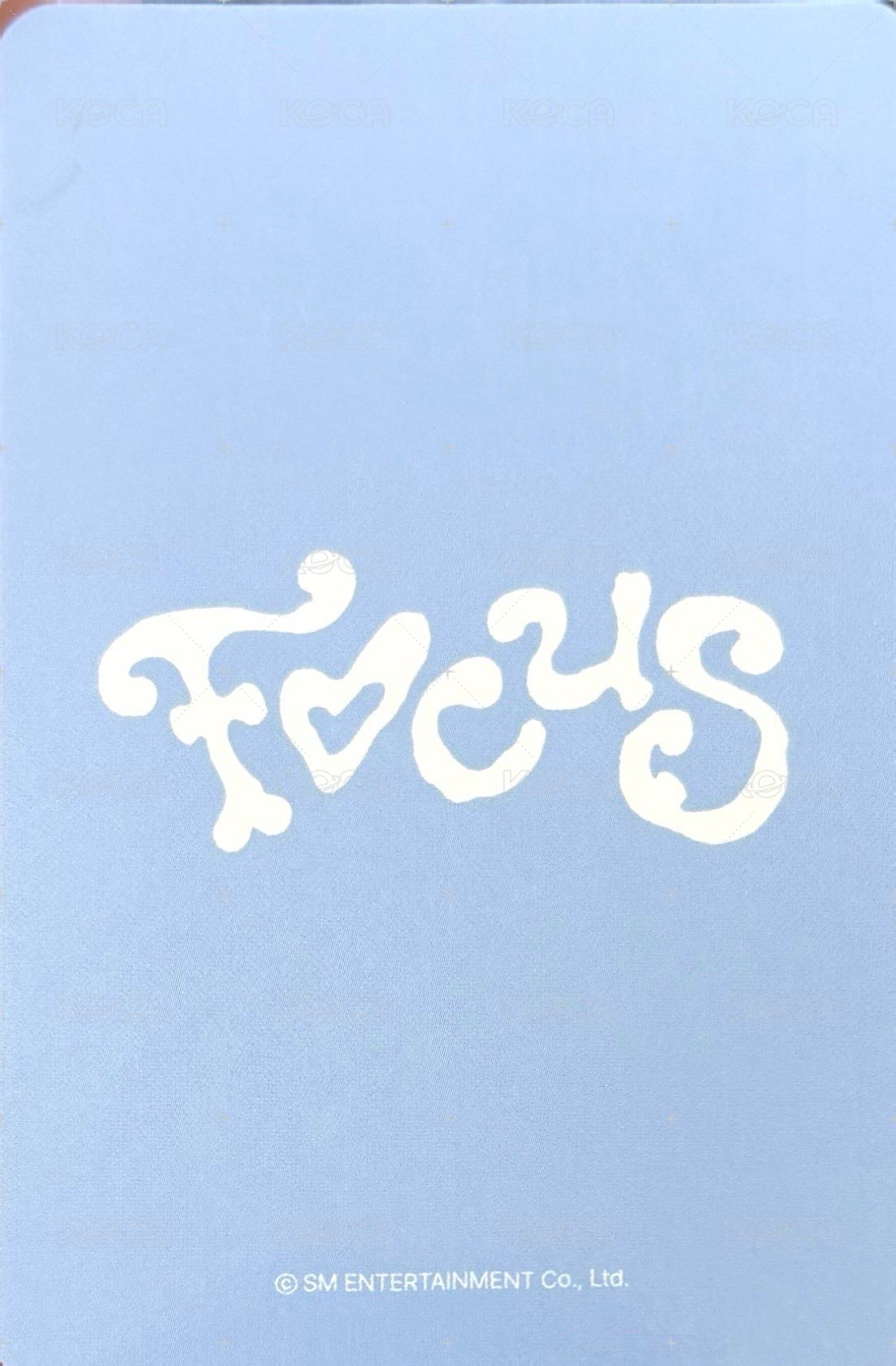 Focus ny 幸運卡  背面