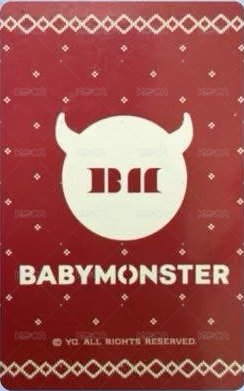 WE GO UP yg線下 新年 幸運卡 C ver. 背面