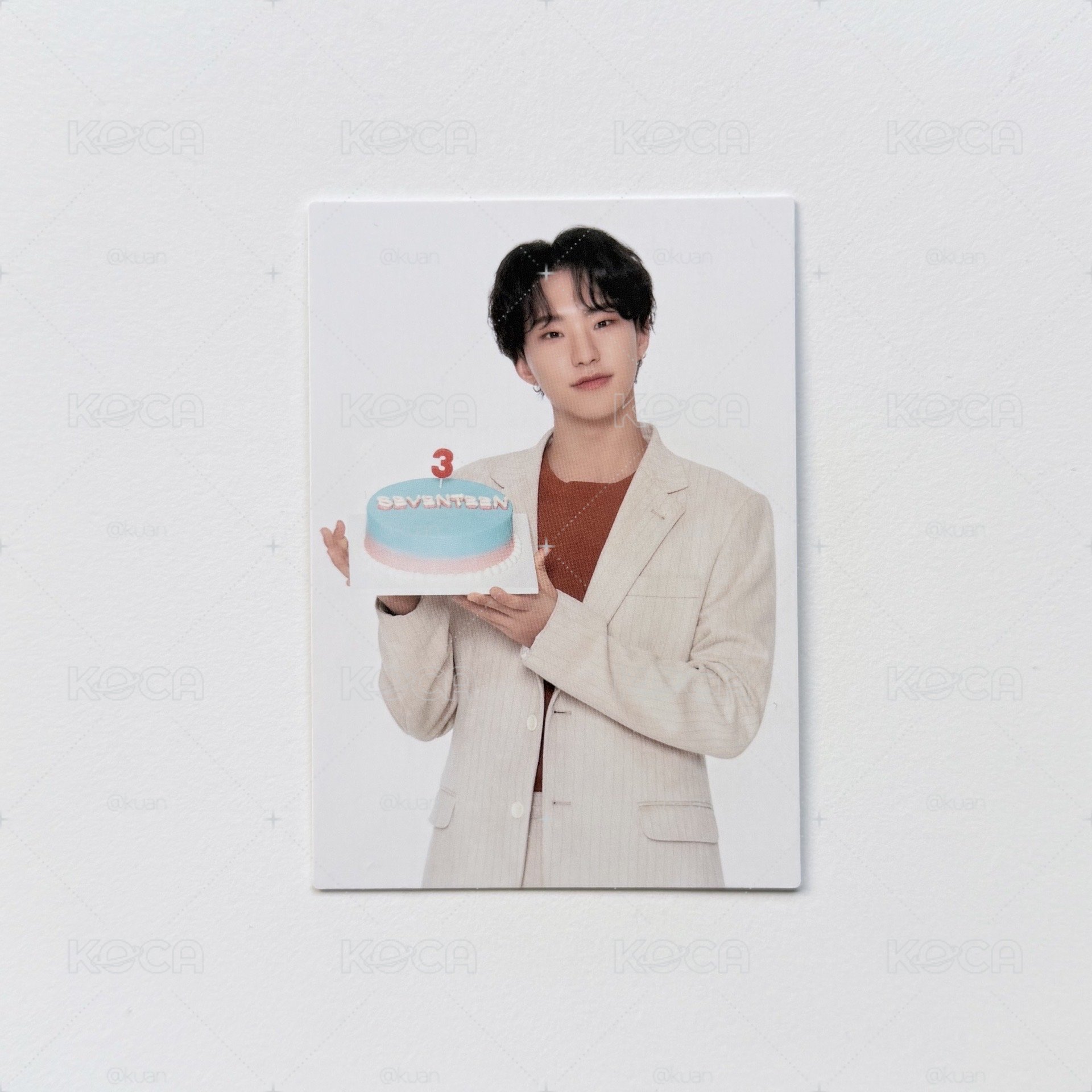 SEVENTEEN HOSHI 2021 JP FM HARE 蛋糕卡