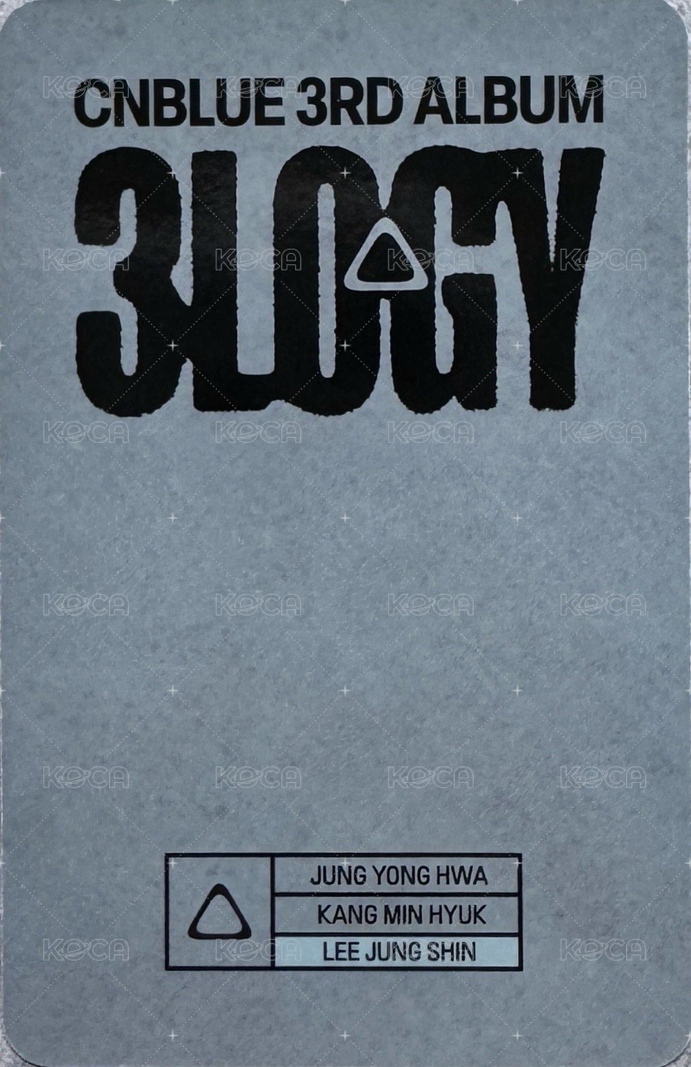 正規三 BANDANA ver. 專輯卡  背面