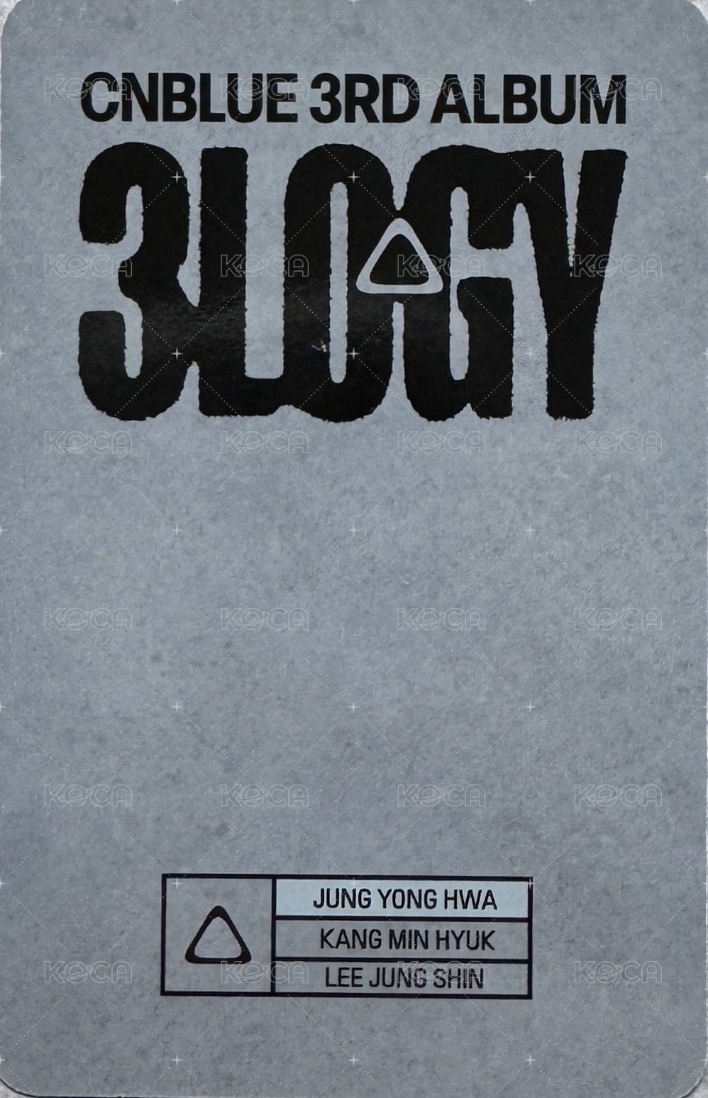 正規三 BANDANA ver. 專輯卡  背面