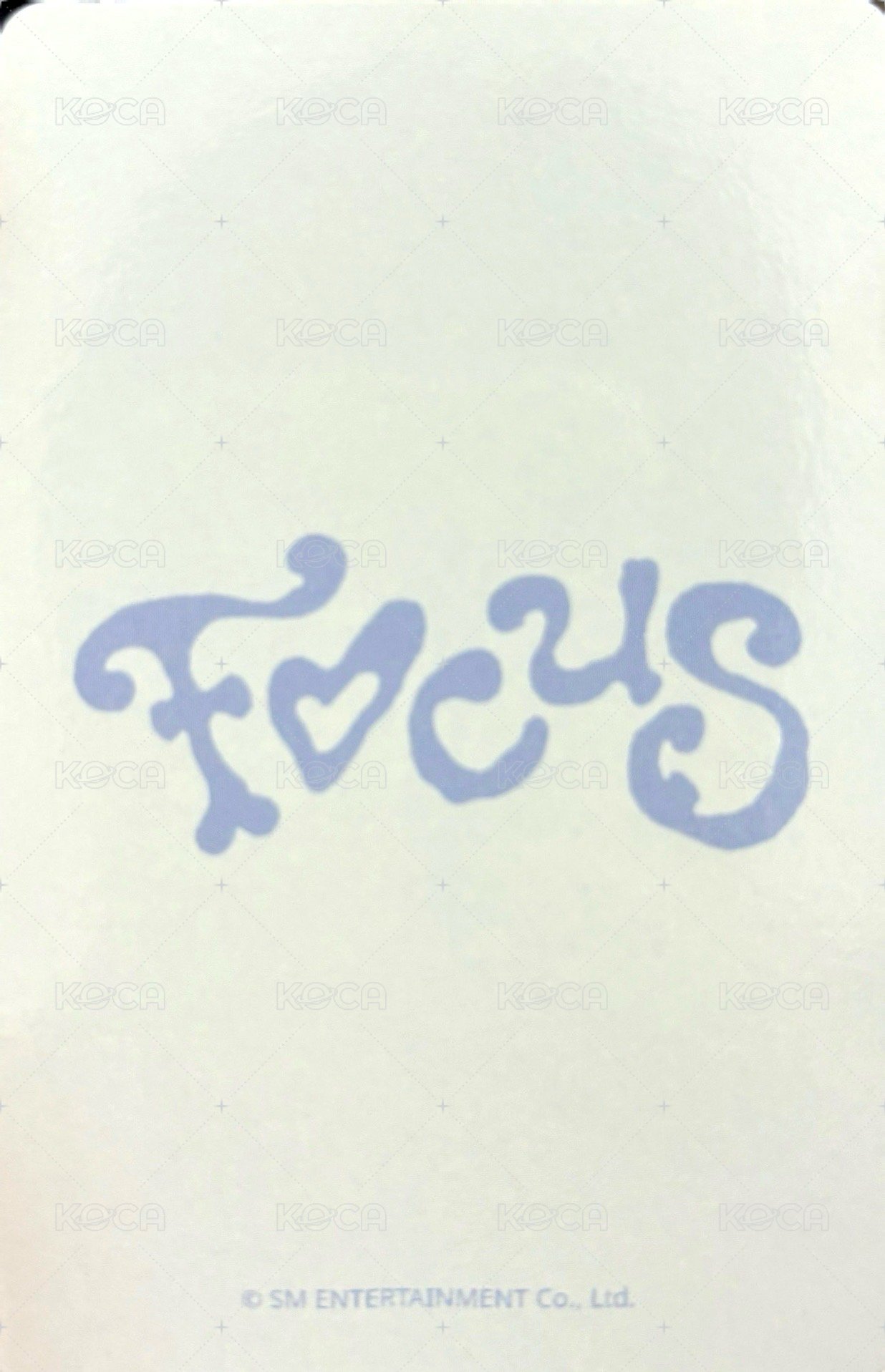 Focus am 特典卡  背面
