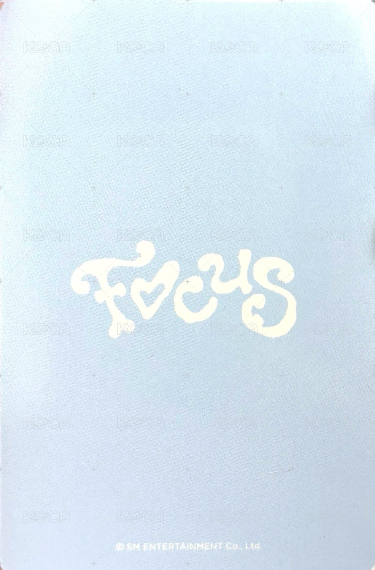 迷一 sm 簽售卡  背面