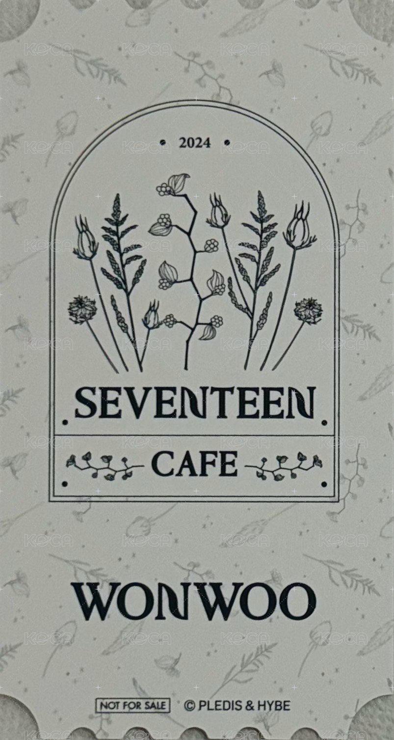 24’CAFE MG 入場卡 / 場限卡  背面