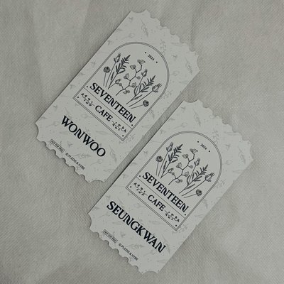 SVT 24’CAFE 入場特典｜圓🐈‍⬛+寛🍊